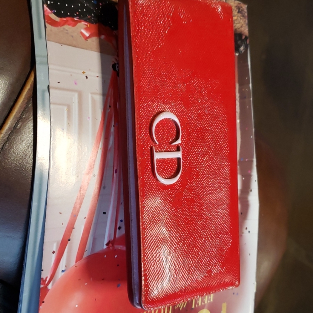 Christian Dior CD red/pink wallet